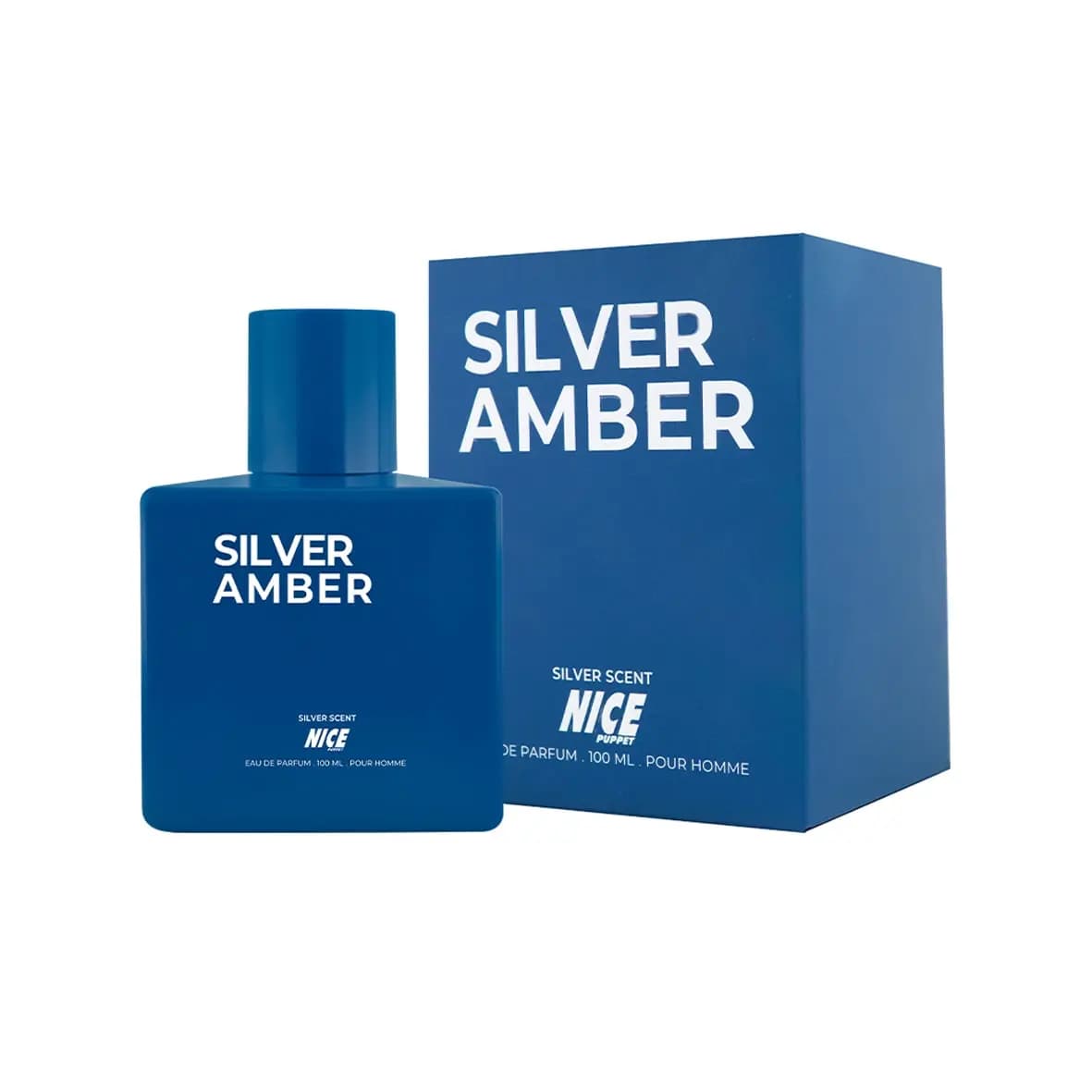 ادوپرفیوم نایس پاپت Silver Amber مردانه حجم 100 میلی لیتر – رایحه Silver Scent