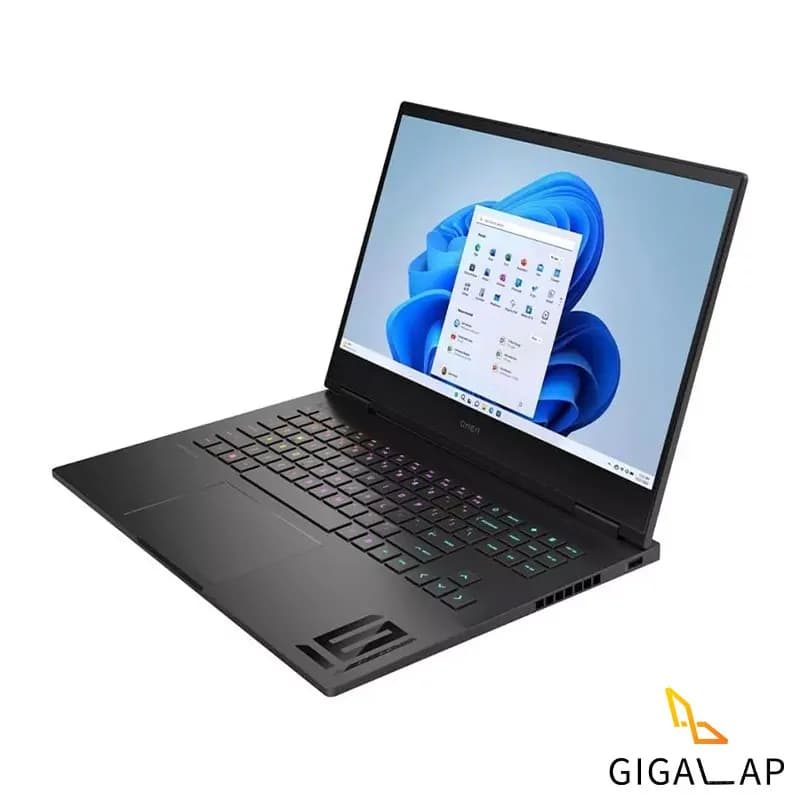 لپ تاپ گیمینگ HP OMEN 16X مدل 165 RYZEN 9 7940HS 16GB 1TB 7SSD 8GB RTX 4070 16’1 FHD — تصویر ۲