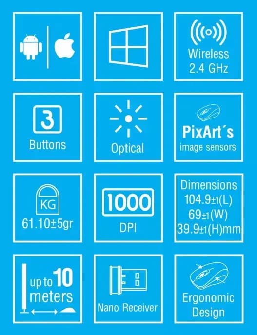 ماوس بی سیم بیاند BM-1312 RF — تصویر ۸