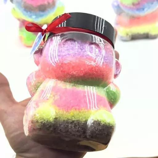 نمک حمام و اسپا رنگی خرسی 800 گرم — تصویر ۲