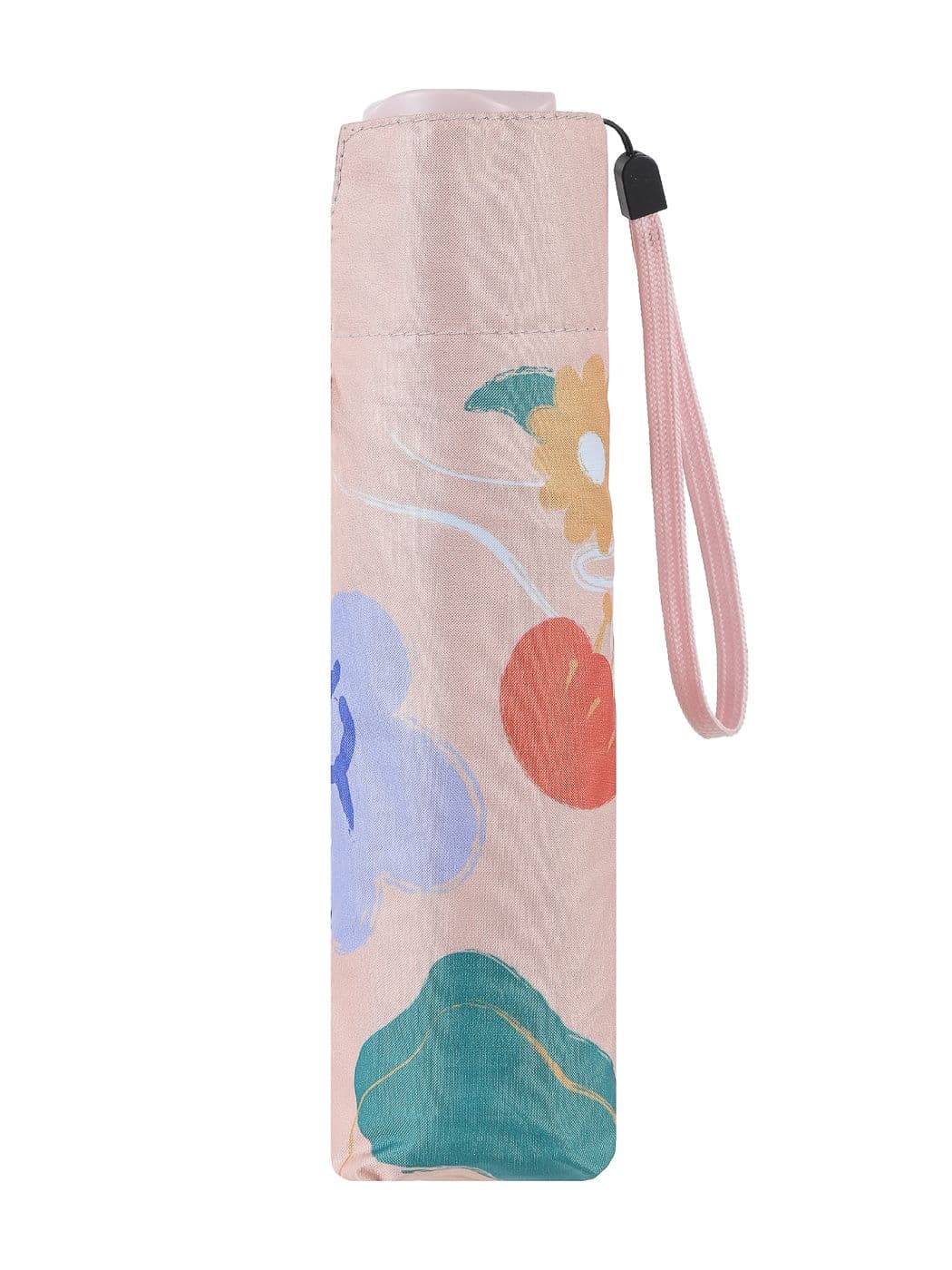 چتر ضد اشعه خورشید و ضد آب مینیسو، مدل Miniso Flowers Pattern Light Sunscreen Umbrella (white)، سفید گلدار، 55 سانتی متر — تصویر ۴
