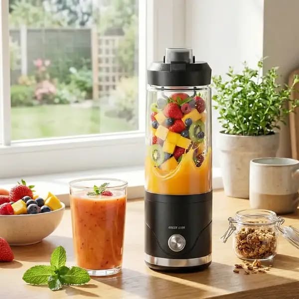 مخلوط کن قابل حمل گرین لاین مدل Green Lion Blend Max Portable Juicer — تصویر ۳