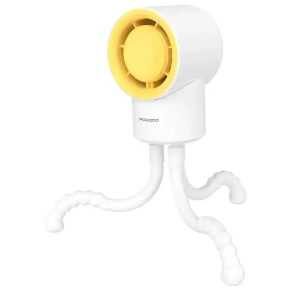 مینی پنکه دستی سه سرعته 1200 میلیآمپر پرودو مدل Porodo Lifestyle Coolflex Mini Handheld Fan — تصویر ۵