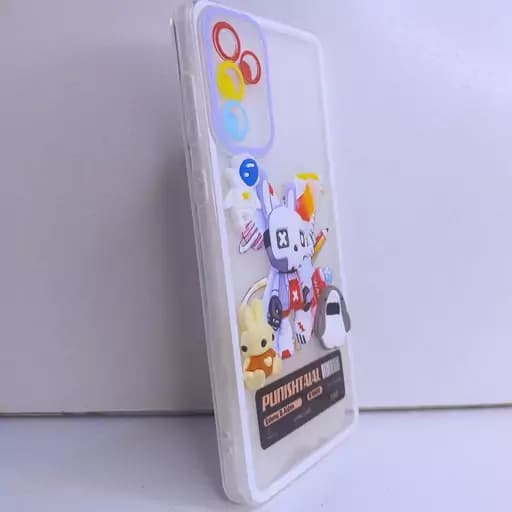 گارد گوشی A73 5g عروسکی فانتزی سه بعدی ربات کاور گوشی سامسونگ A73 — تصویر ۲