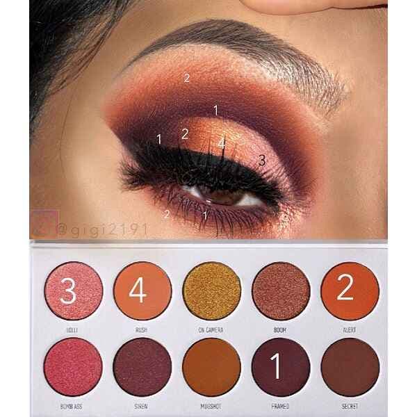 پالت سایه مورفی MORPHE اصل سری جاکلین هیل JACLYN HILL مدل RING THE ALARM — تصویر ۲