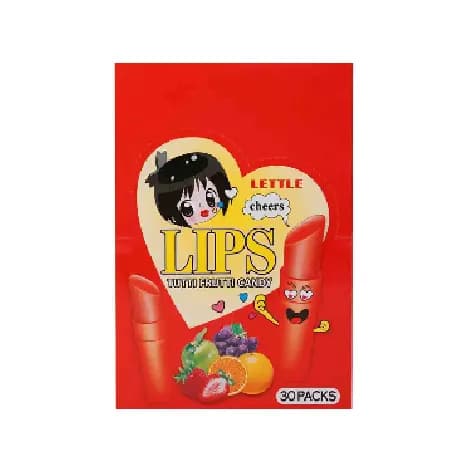 آبنبات ماتیکی چند میوه لیپس Lips Tutti Frutti Candy
