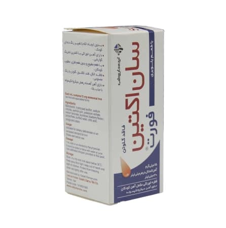 قطره آهن سان اکتین فورت برند ایده دارو طب 30 میلی لیتر — تصویر ۲