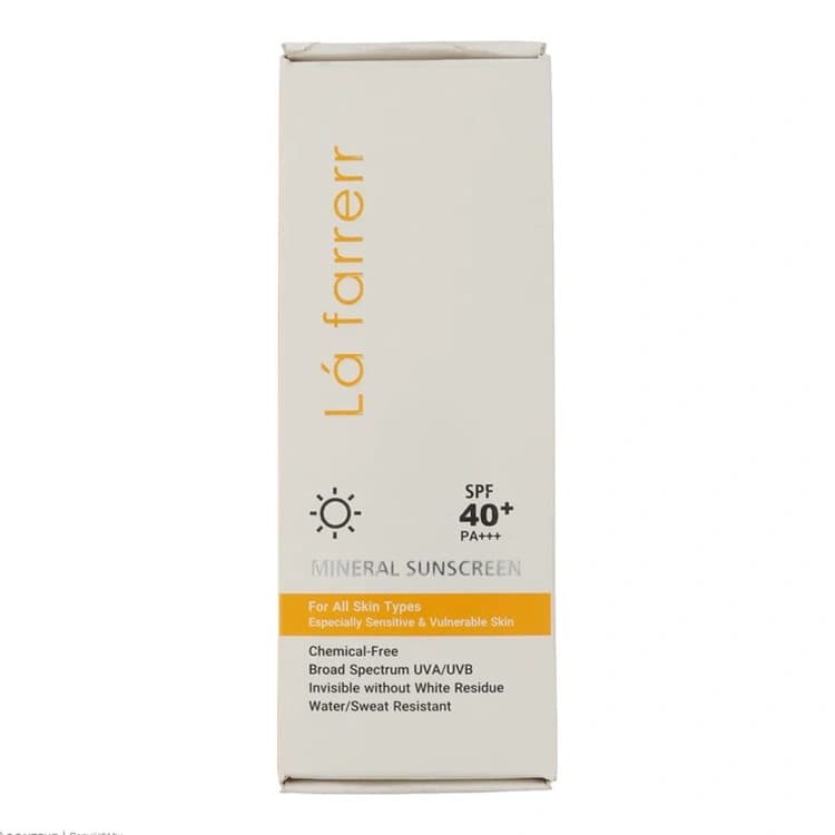 کرم ضد آفتاب L’a farrerr مدل Mineral حجم 40 میلی لیتر — تصویر ۴
