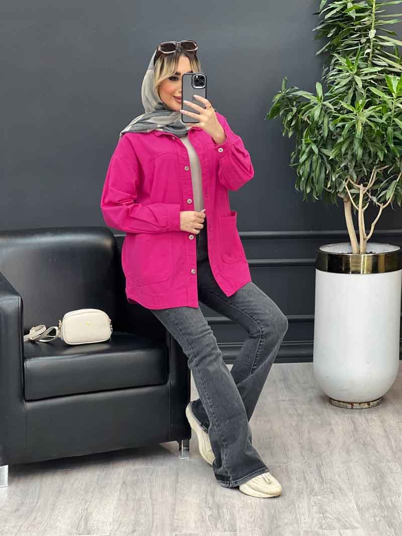 مانتو لینن برش دار کد 4347 — تصویر ۶