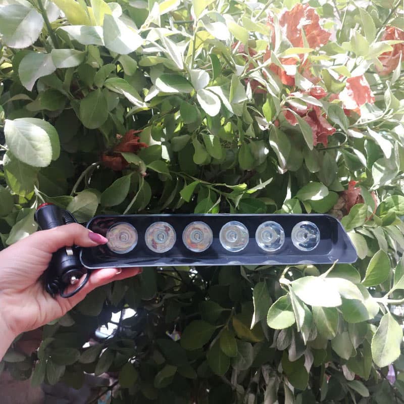چراغ پلیسی پشت شیشه مدل S6 کد 5645 — تصویر ۳