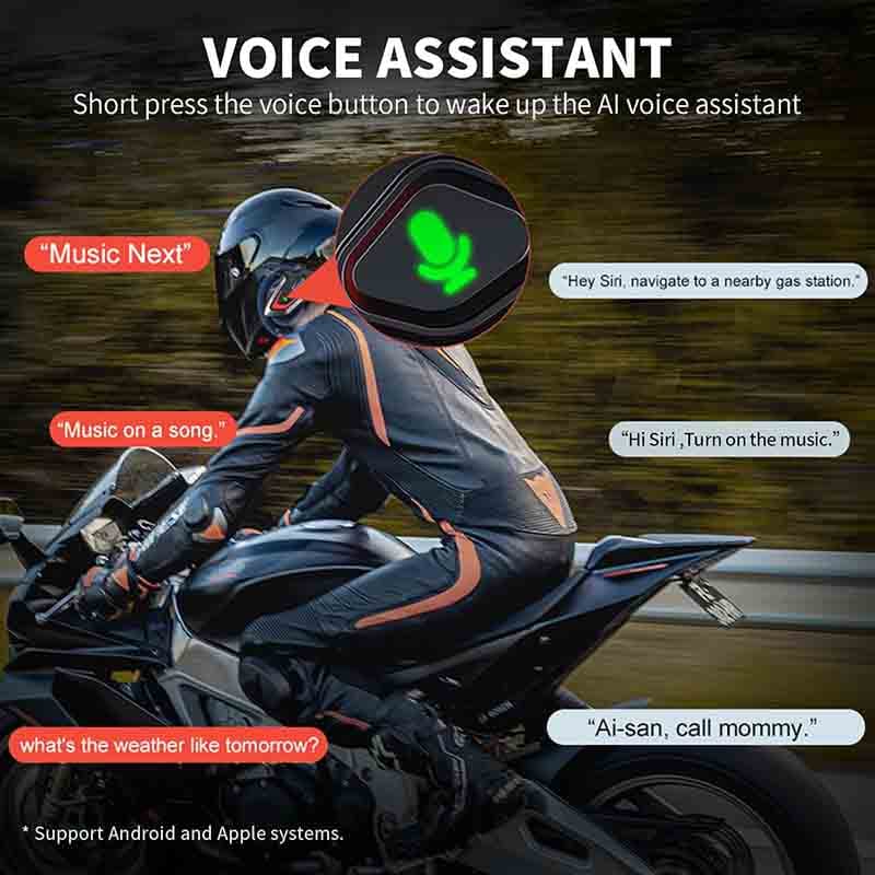 هدست کلاه ایمنی موتورسیکلت برند VCOROS VR1 — تصویر ۶