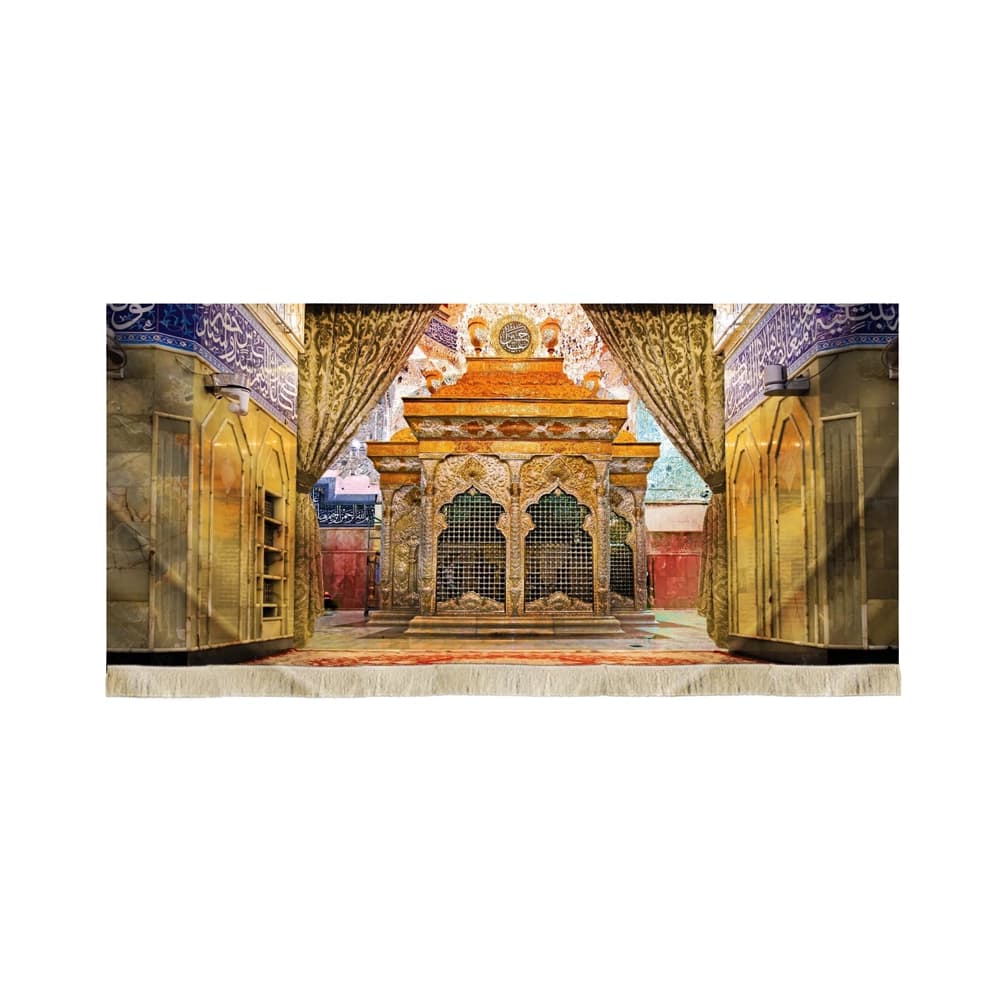 کتیبه محرم تصویری مخمل ضریح امام حسین کد 50441