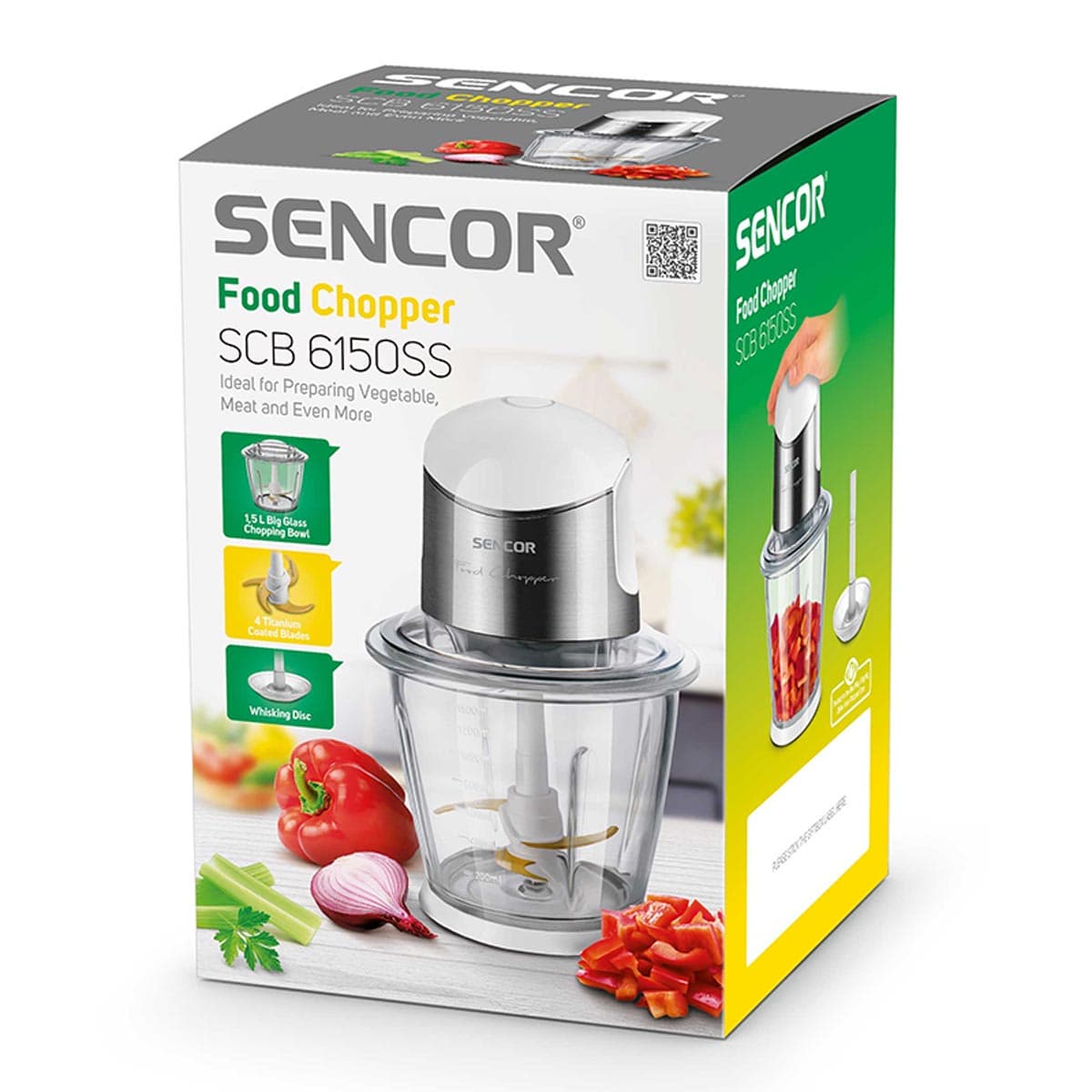 خردکن برقی سنکور مدل SCB6150SS — تصویر ۲