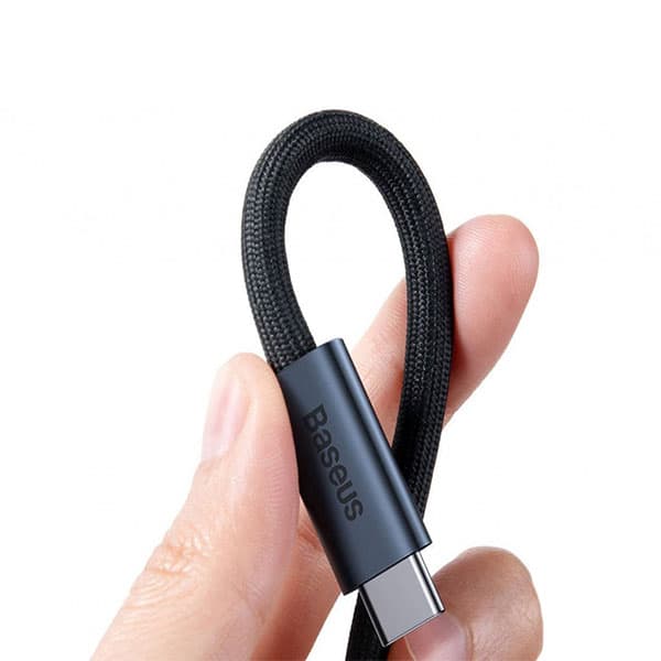 کابل تبدیل Type-cبه Type-c باسئوس فست شارژ با توان 100 وات مدل Flash Series USB4.0 CASS010014 — تصویر ۳