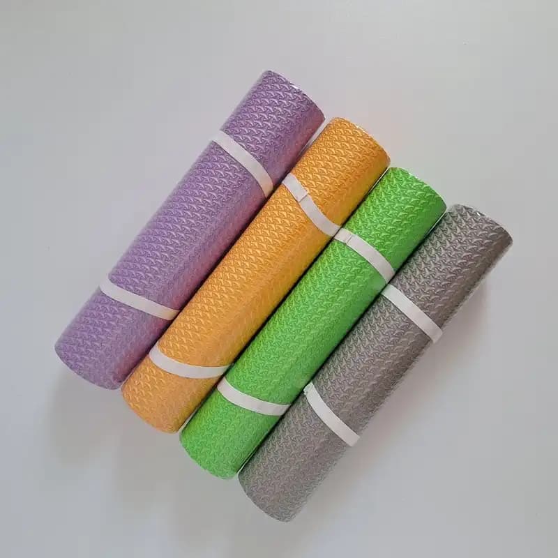 مت یوگا 6 میل دو رو طرح برجسته + کاور حمل MB12 — تصویر ۵