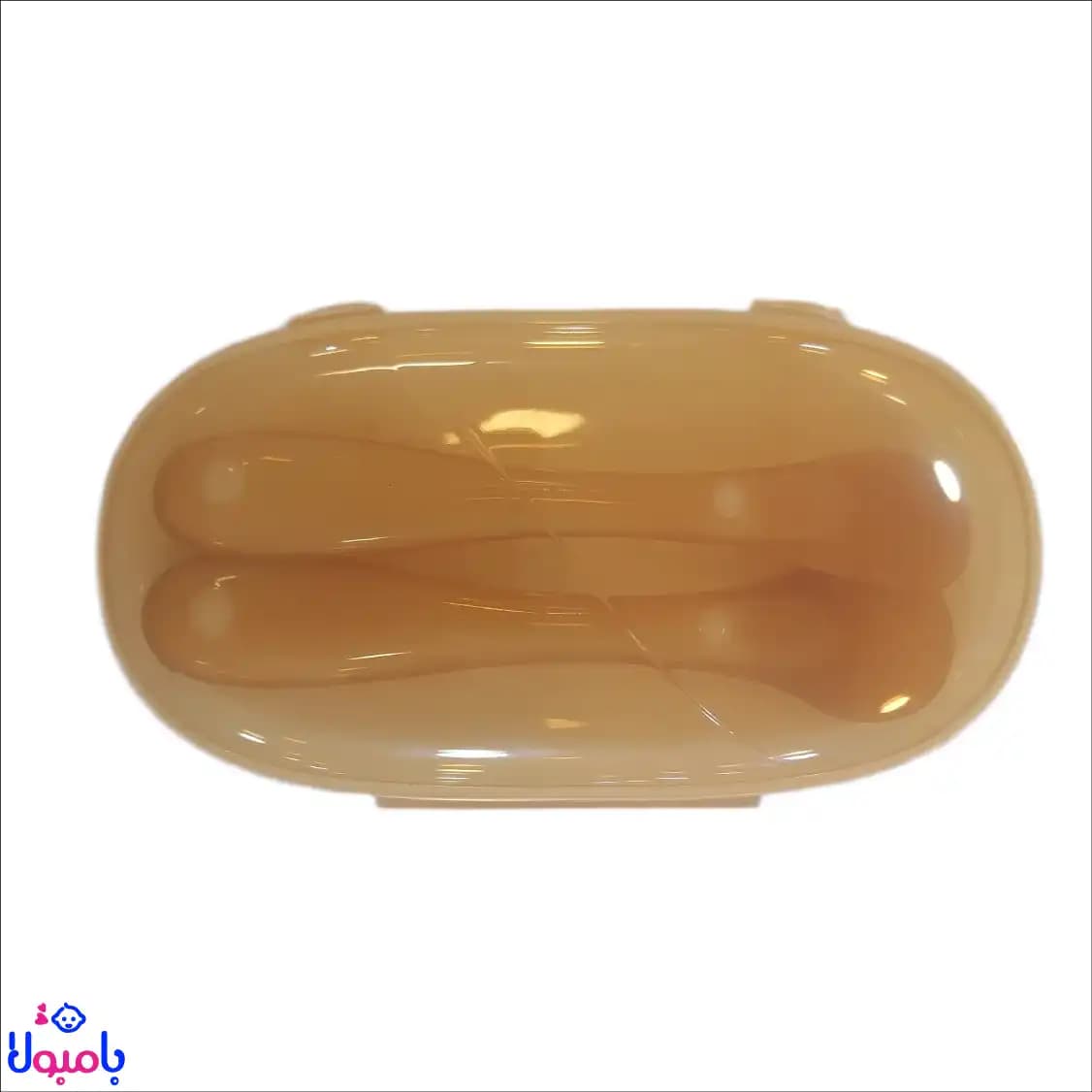 ست دو عددی قاشق سیلیکونی هی اورشی ارگانیک (موم عسل) — تصویر ۳