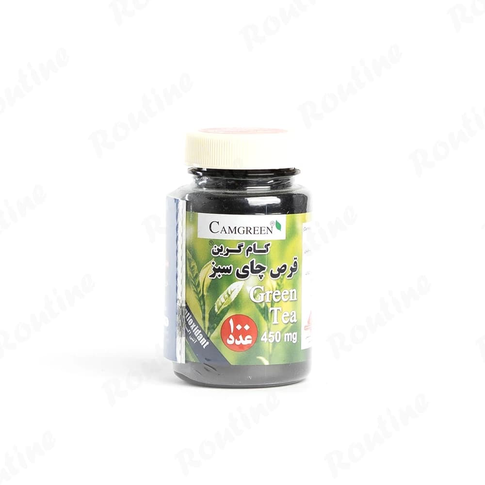 قرص گیاهی چای سبز کامگرین گياه اسانس 100 عدد