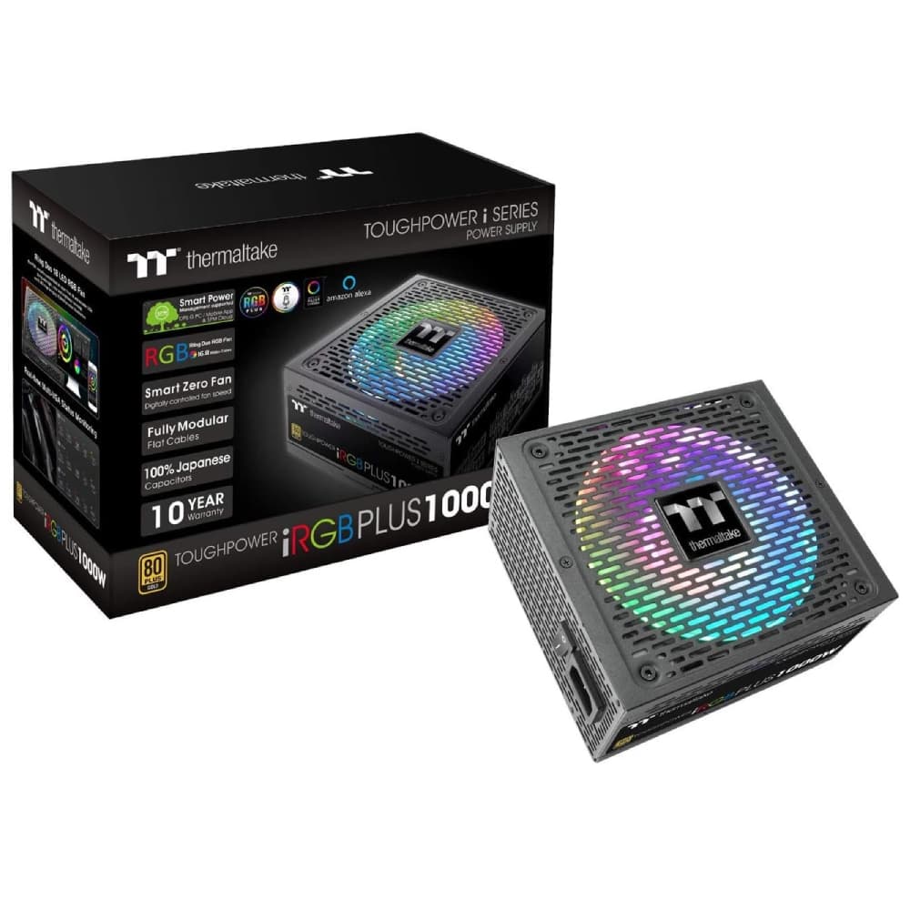 منبع تغذیه کامپیوتر ترمالتیک مدل Toughpower iRGB PLUS 1000W Gold TT
