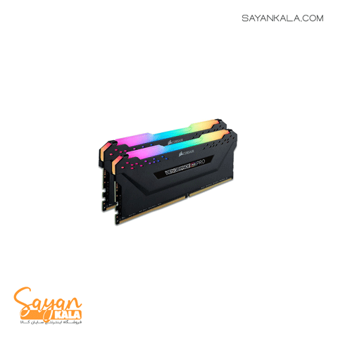رم کورسیر مدل RAM CORSAIR VENGEANCE RGB PRO 32GB 16GB × 2 3200MHZ