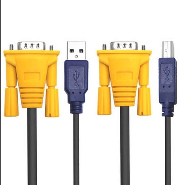 کابل KVM USB دیتک طول 1.5 متر کد 8977 — تصویر ۲