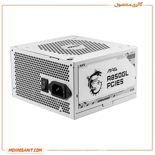 پاور کامپیوتر ام اس آی مدل MAG A850GL PCIE5 WHITE — تصویر ۴