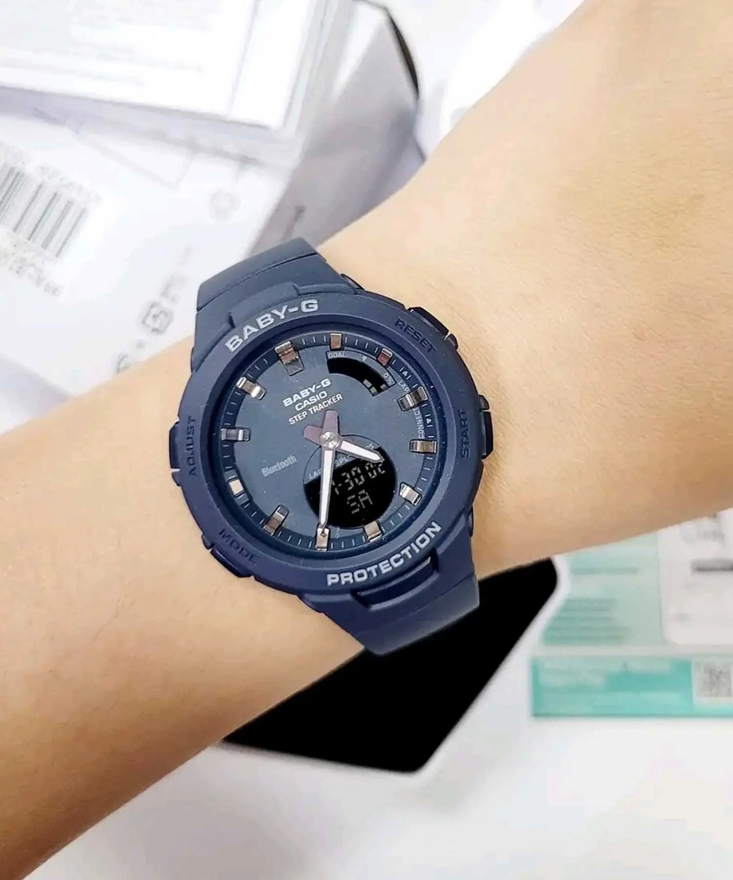 ساعت مچی دخترانه پسرانه کاسیو (CASIO) بیبی جی مدل BSA-B100-2ADR — تصویر ۵