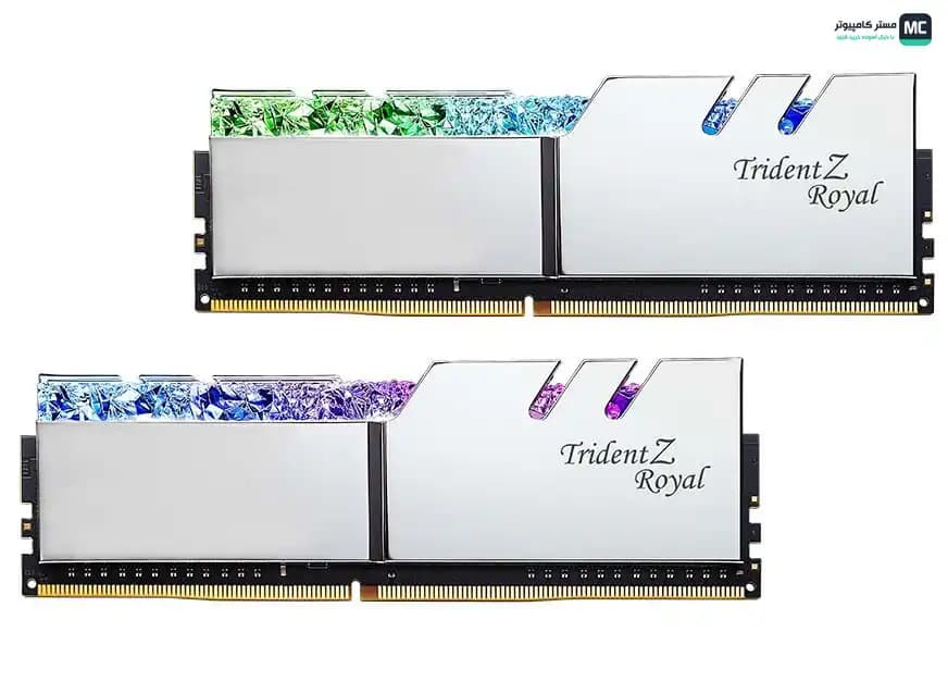 رم جی اسکیل Trident Z Royal Silver 16GB 8GBx2 3200MHz CL16 — تصویر ۳