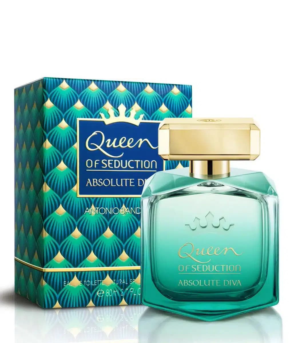 عطر و ادکلن زنانه آنتونیو باندراس کویین آف سدکشن ابسولوت ادوتویلت دیوا ANTONIO BANDERAS QUEEN OF SEDUCTION ABSOLUTE DIVA EDT FOR WOMEN
