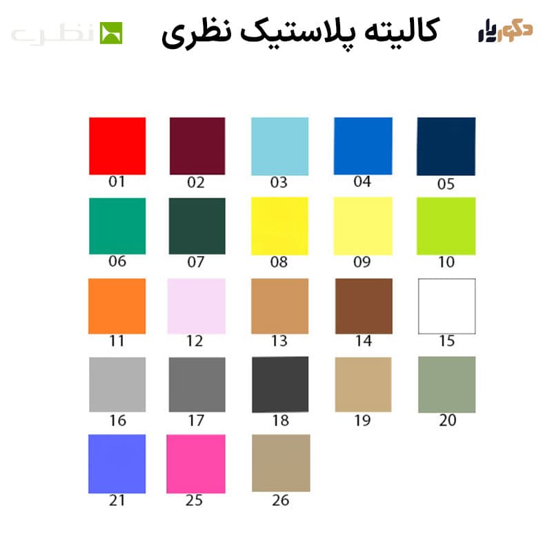 نیمکت آموزشی نظری مدل متال پلاست با سبد کد 531B — تصویر ۲