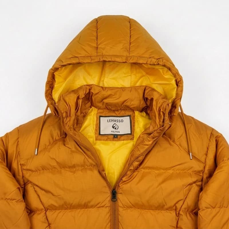 کاپشن زنانه کلاه دار لناسو مدل 20018 — تصویر ۴