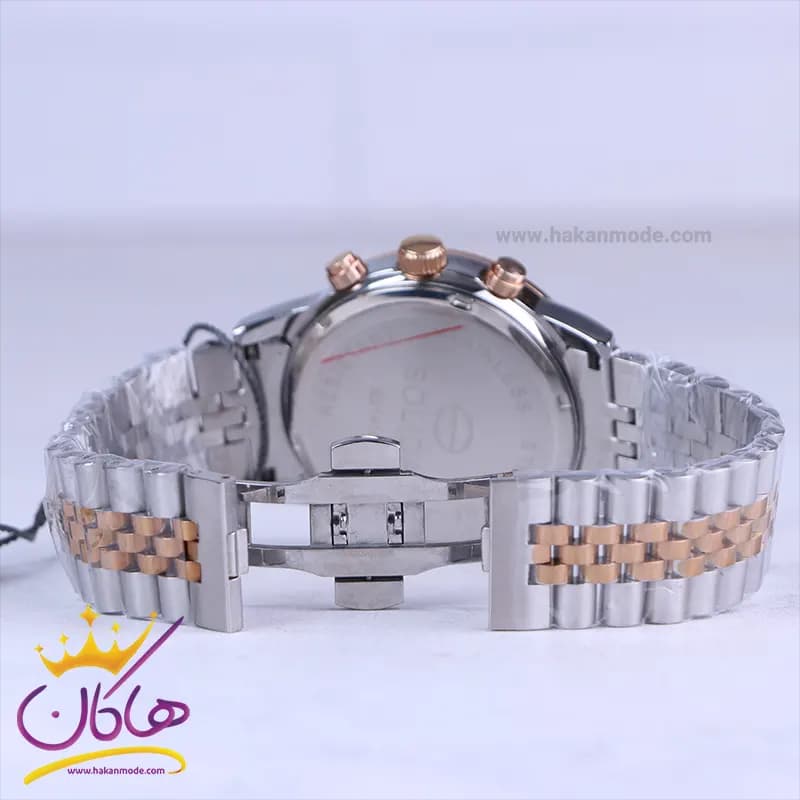 ساعت مچی سولیدا مردانه فلزی نقره ای رزگلد G2141/8 — تصویر ۲