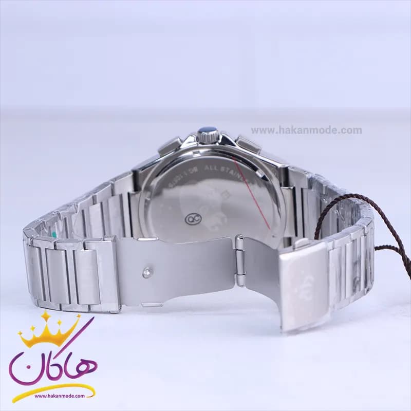ساعت مچی بیگوتی مردانه فلزی نقره ای کرنوگراف 10575/1 — تصویر ۲