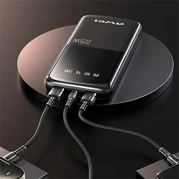 پاوربانک 10000mAh 22.5W P10K اوی (AWEI) — تصویر ۳