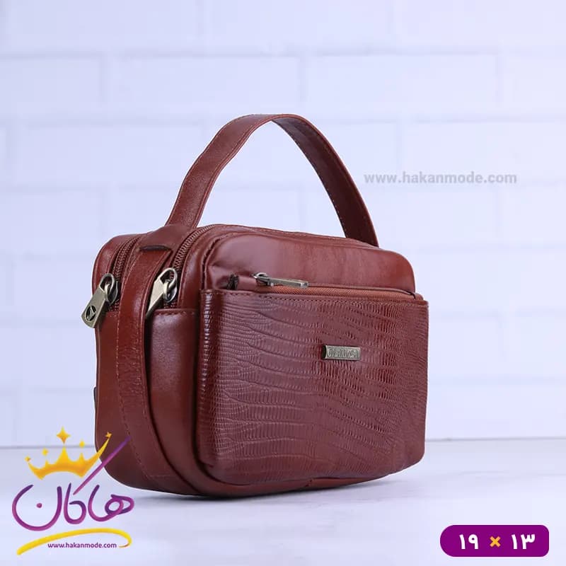 شوز بگ چرم چرمسال طرح پوست مار 950 — تصویر ۳