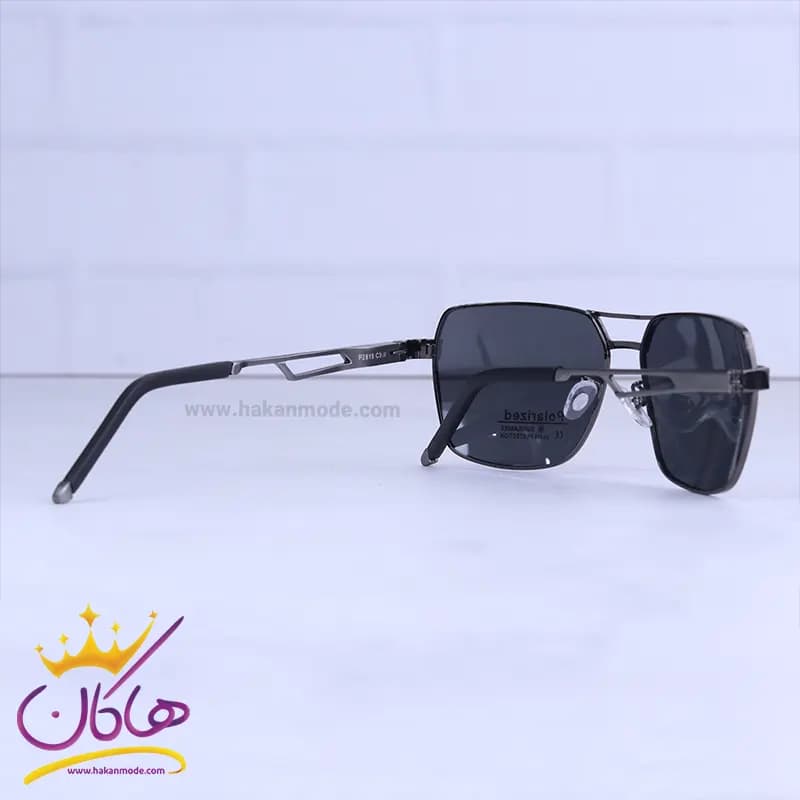 عینک آفتابی زنانه فریم فلزی نقره ای پلاریزه P 2819/3 — تصویر ۳