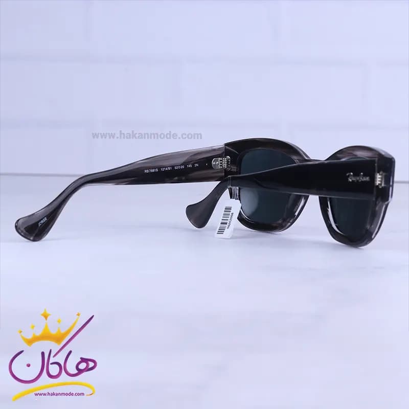 عینک آفتابی ری بن زنانه فریم هاوانا مشکی RB 7681/2 — تصویر ۳