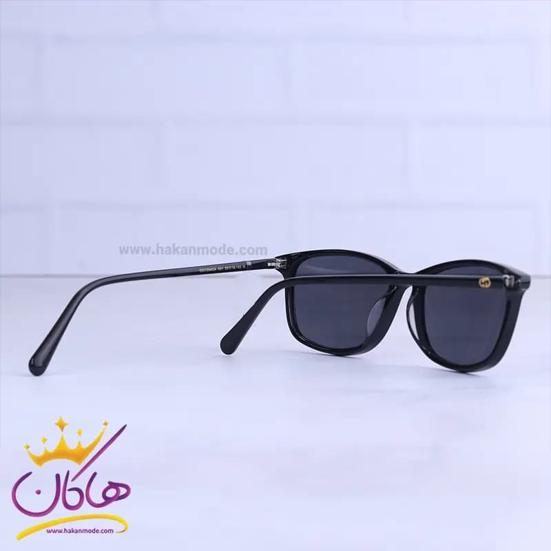 عینک آفتابی گوچی زنانه فریم مستطیل مشکی GG1354OA/1 — تصویر ۳