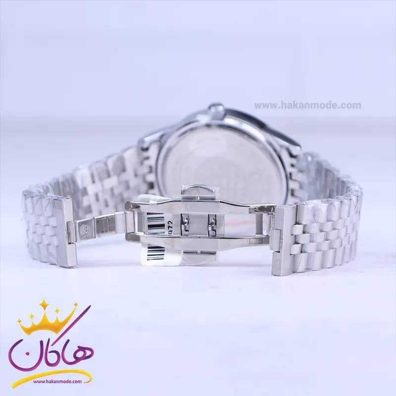ساعت مچی سیکو مردانه فلزی نقره ای صفحه سبز OS 9/55 — تصویر ۲