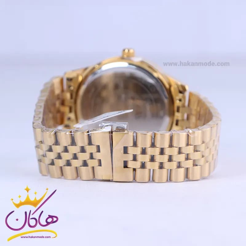 ساعت مچی سیکو مردانه فلزی طلایی صفحه سبز OS 9/62 — تصویر ۳