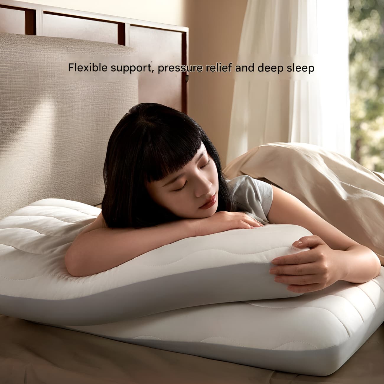 بالش طبی مموری فوم دوطرفه شیائومی Xiaomi Mijia مدل MJSSZ018H — تصویر ۲