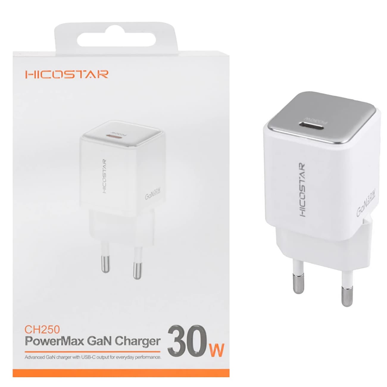 شارژر دیواری 30 وات هایکو استار Hicostar مدل CH250 درگاه تایپ سی — تصویر ۷