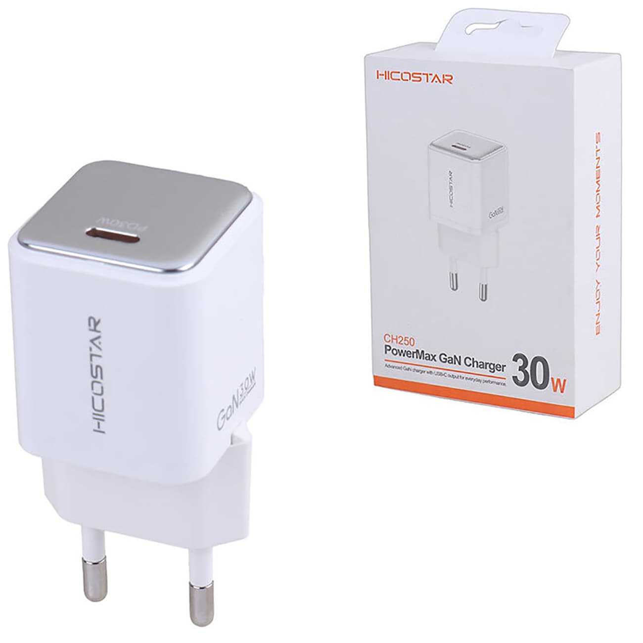شارژر دیواری 30 وات هایکو استار Hicostar مدل CH250 درگاه تایپ سی