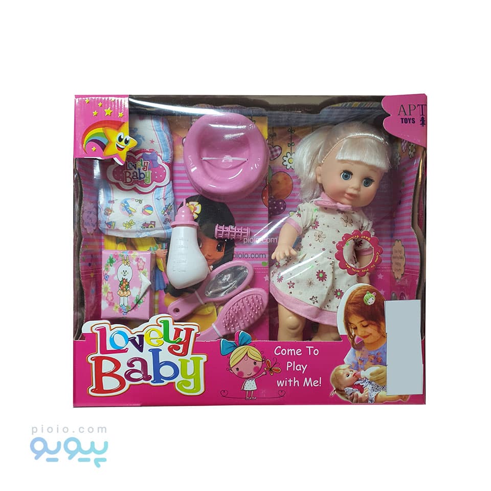 عروسک موزیکال پوشکی Lovely Baby — تصویر ۳