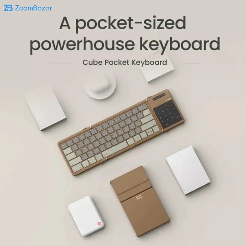 کیبورد نیلکین مدل Portable Cube Pocket Keyboard — تصویر ۱۲