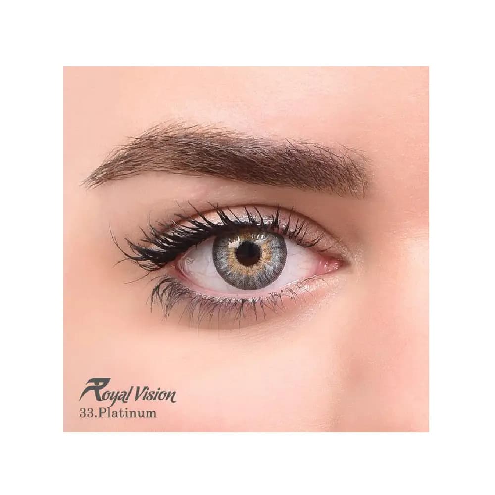 لنز رنگی رویال ویژن Royal Vision Daily Lens 33 Platinum