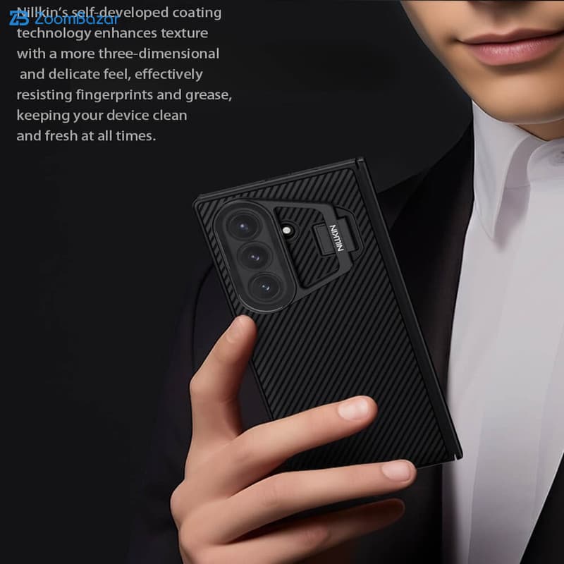 قاب نیلکین مدل Camshield Prop Transparent Lens Guard مناسب برای گوشی موبایل سامسونگ Galaxy Z Fold 7 — تصویر ۷
