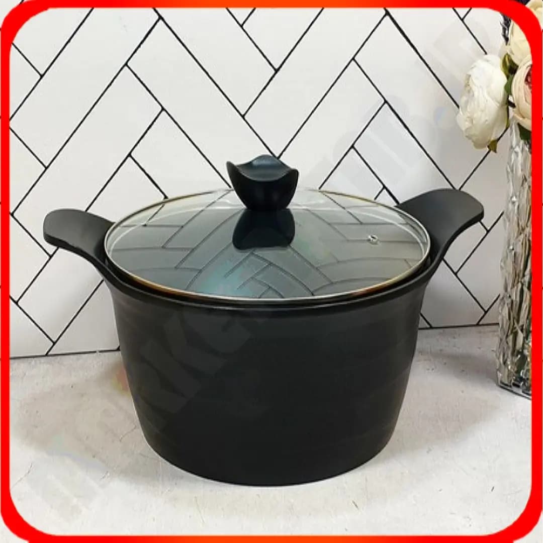 قابلمه سایز 28 دایکاست مشکی صدف 40502005سام ست