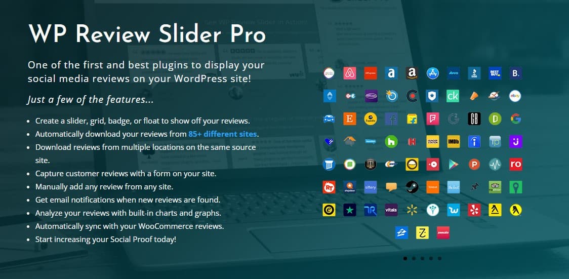 دانلود افزونه وردپرس WP Review Slider Pro