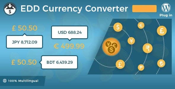 دانلود افزونه وردپرس EDD Currency Converter