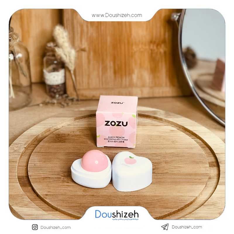 بالم لب طرح قلب ویتامینه هلو ZOZU — تصویر ۵